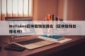 WoToken区块链钱包排名（区块链钱包排名榜）