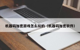 机器码加密游戏怎么玩的(机器码加密软件)