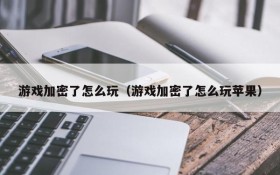 游戏加密了怎么玩(游戏加密了怎么玩苹果)
