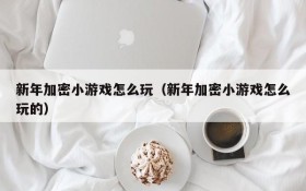 新年加密小游戏怎么玩(新年加密小游戏怎么玩的)