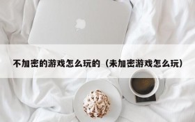 不加密的游戏怎么玩的(未加密游戏怎么玩)