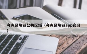 夸克区块链公共区域(夸克区块链app官网)