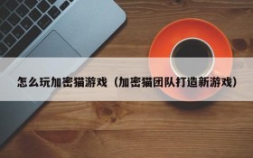 怎么玩加密猫游戏(加密猫团队打造新游戏)