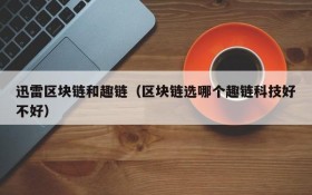 迅雷区块链和趣链(区块链选哪个趣链科技好不好)