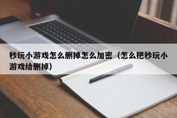 秒玩小游戏怎么删掉怎么加密（怎么把秒玩小游戏给删掉）