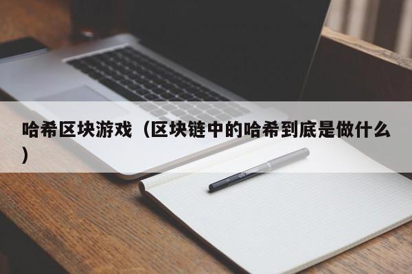 哈希区块游戏（区块链中的哈希到底是做什么）