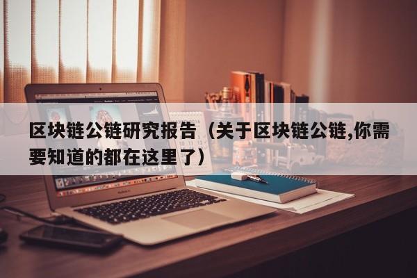 区块链公链研究报告（关于区块链公链,你需要知道的都在这里了）