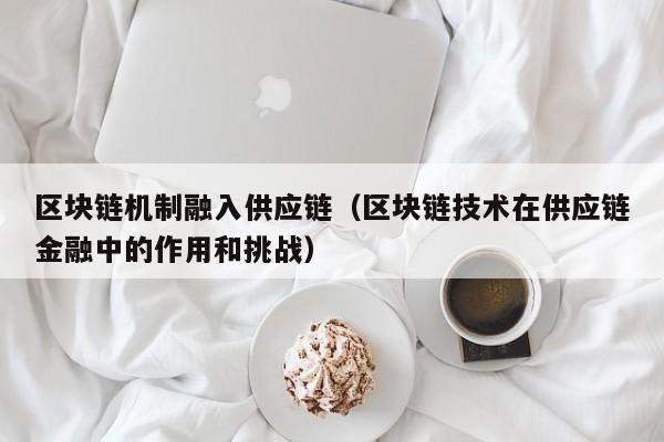 区块链机制融入供应链（区块链技术在供应链金融中的作用和挑战）
